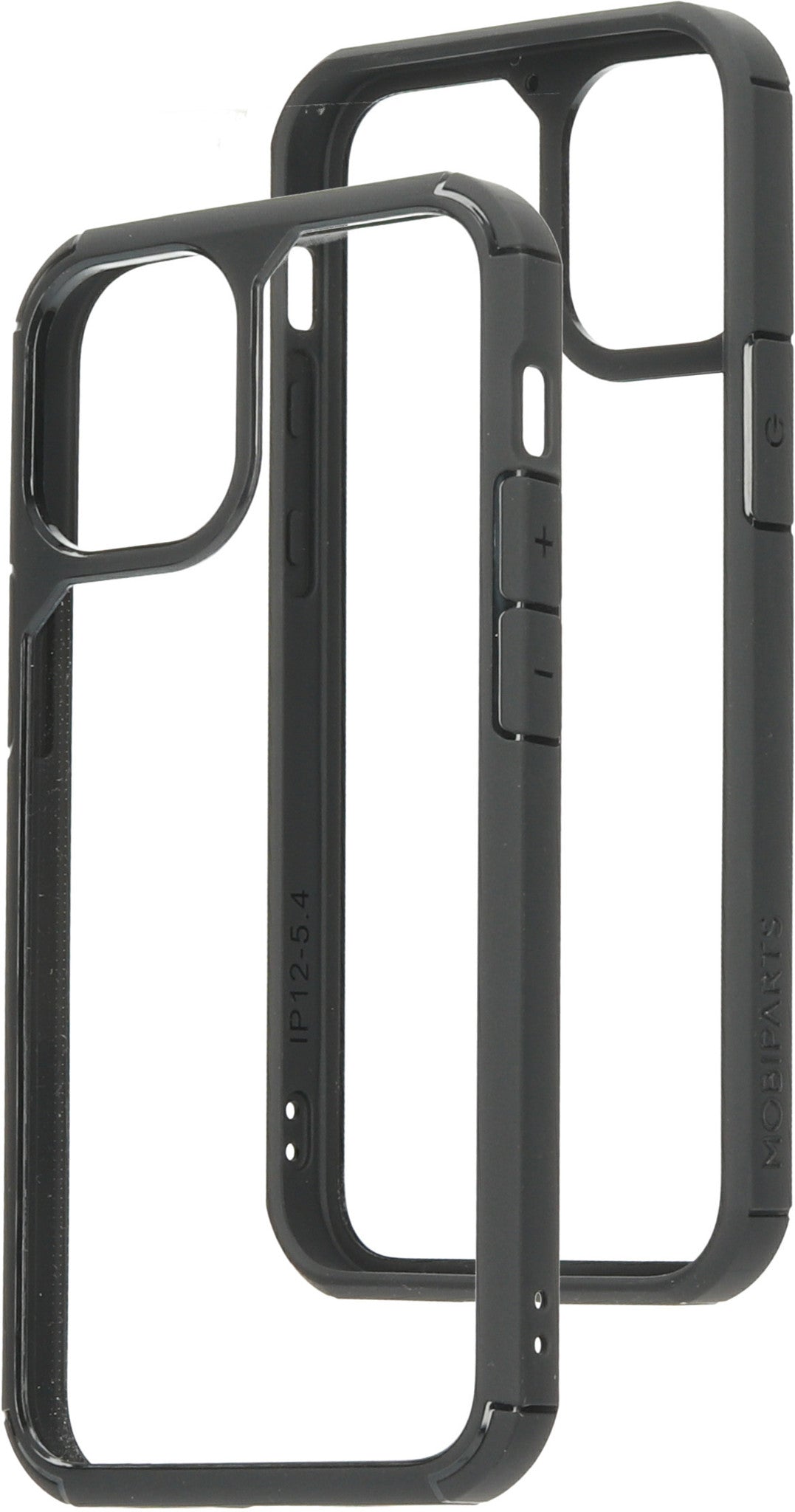Mobiparts Rugged Clear Case Apple iPhone 12 Mini Black