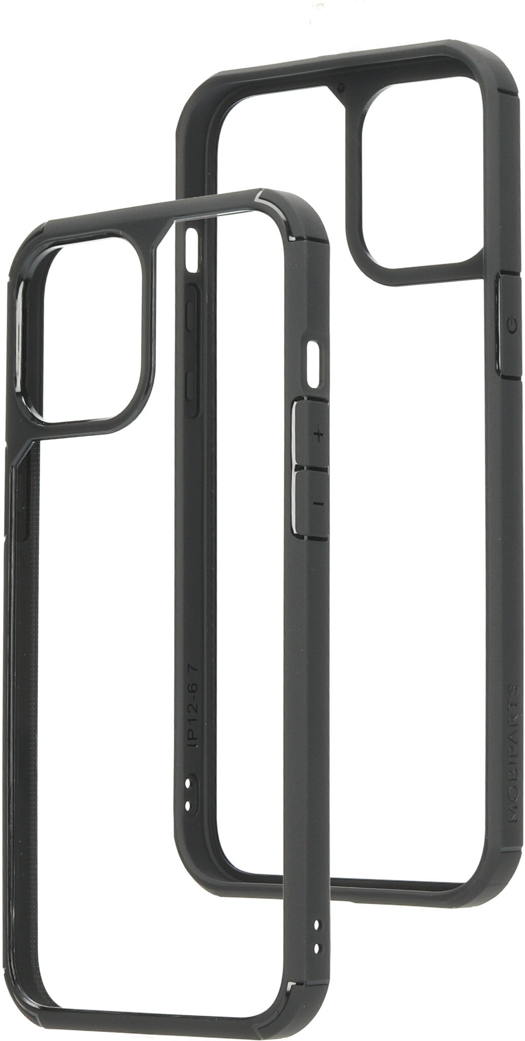 Mobiparts Rugged Clear Case Apple iPhone 12 Pro Max Black