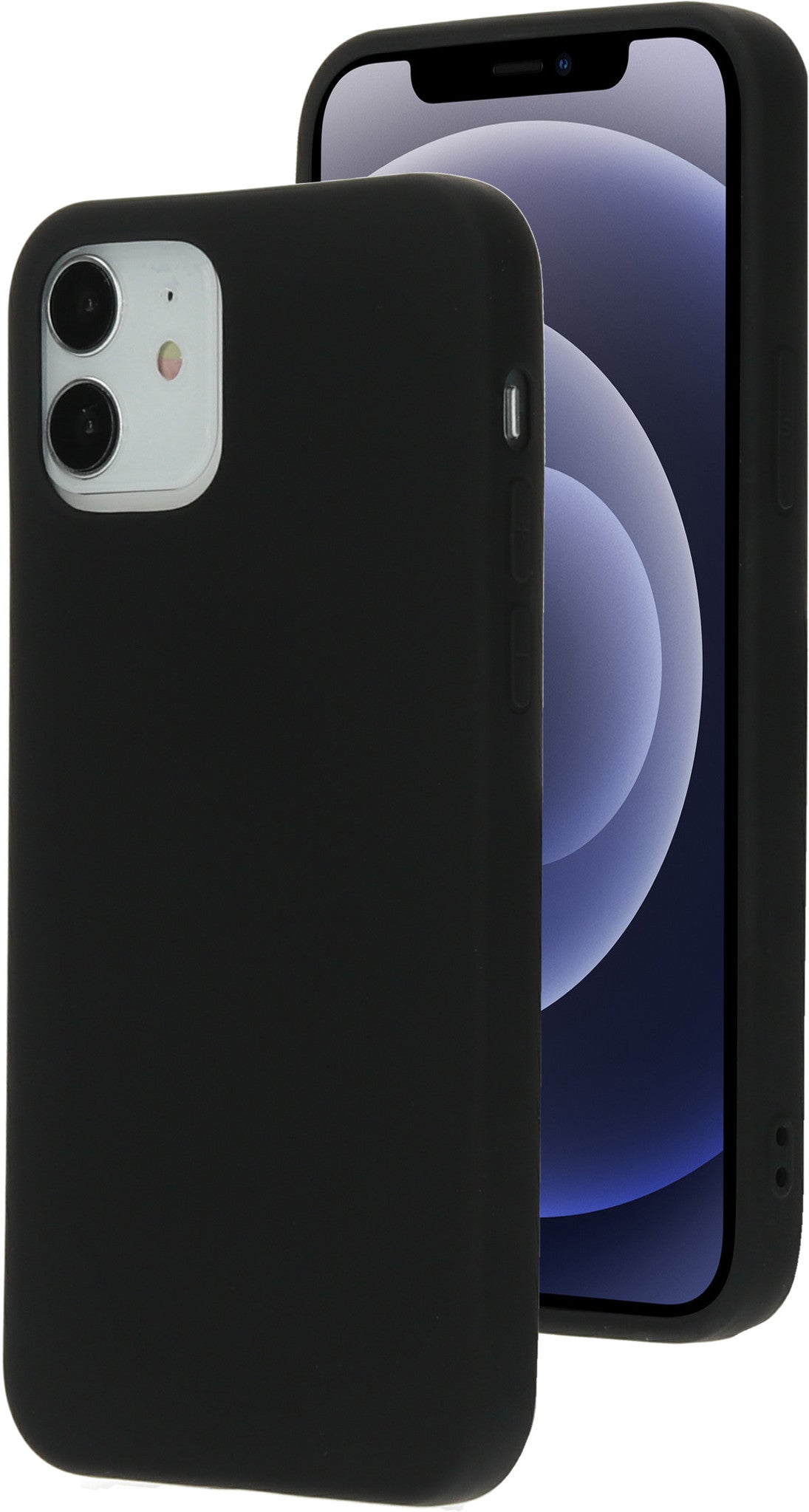 Mobiparts Silicone Cover Apple iPhone 12/12 Pro Black