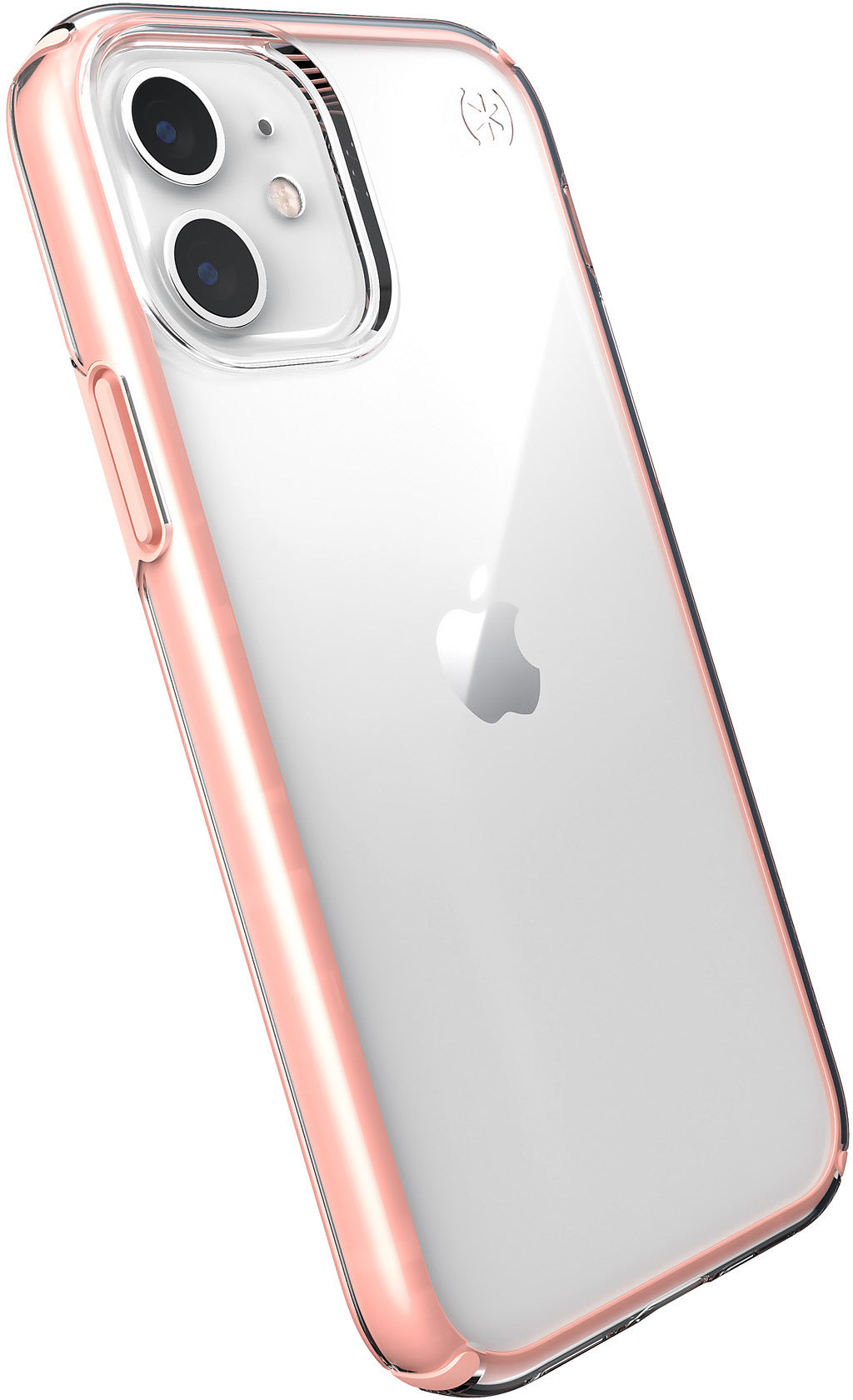 Speck Presidio Perfect Clear Apple iPhone 12/12 Pro Clear/Rosy Pink - with Microban