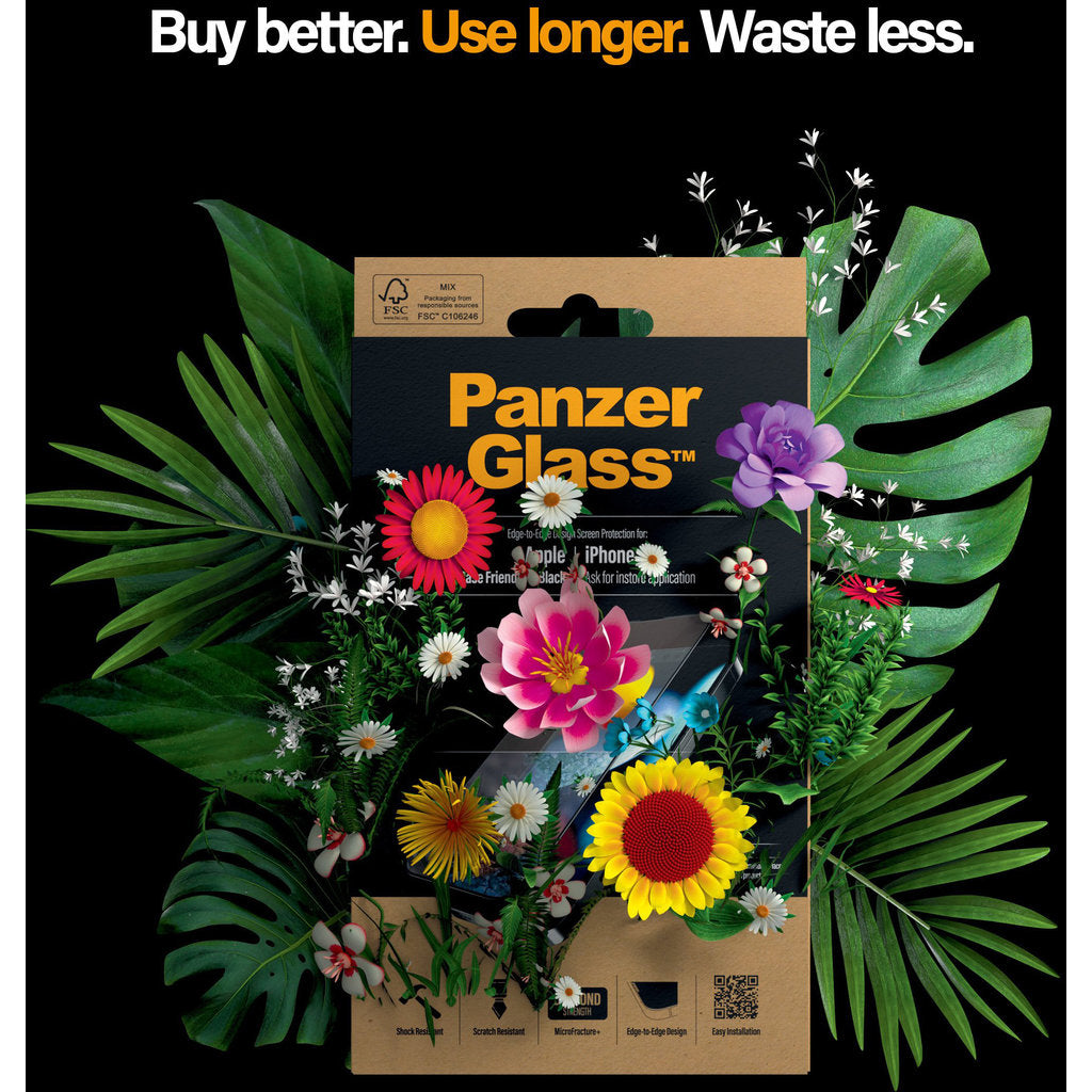 PanzerGlass Apple iPhone 13 Mini Black CF Super+ Glass AB
