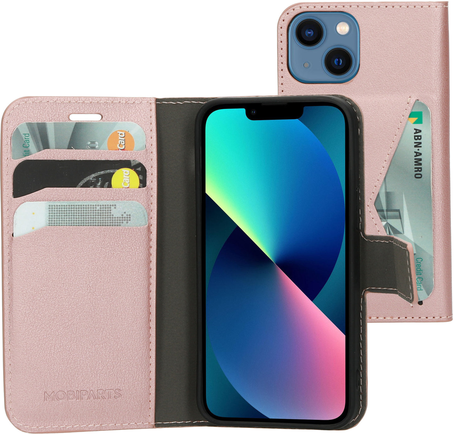 Mobiparts Classic Wallet Case Apple iPhone 13 Mini Pink