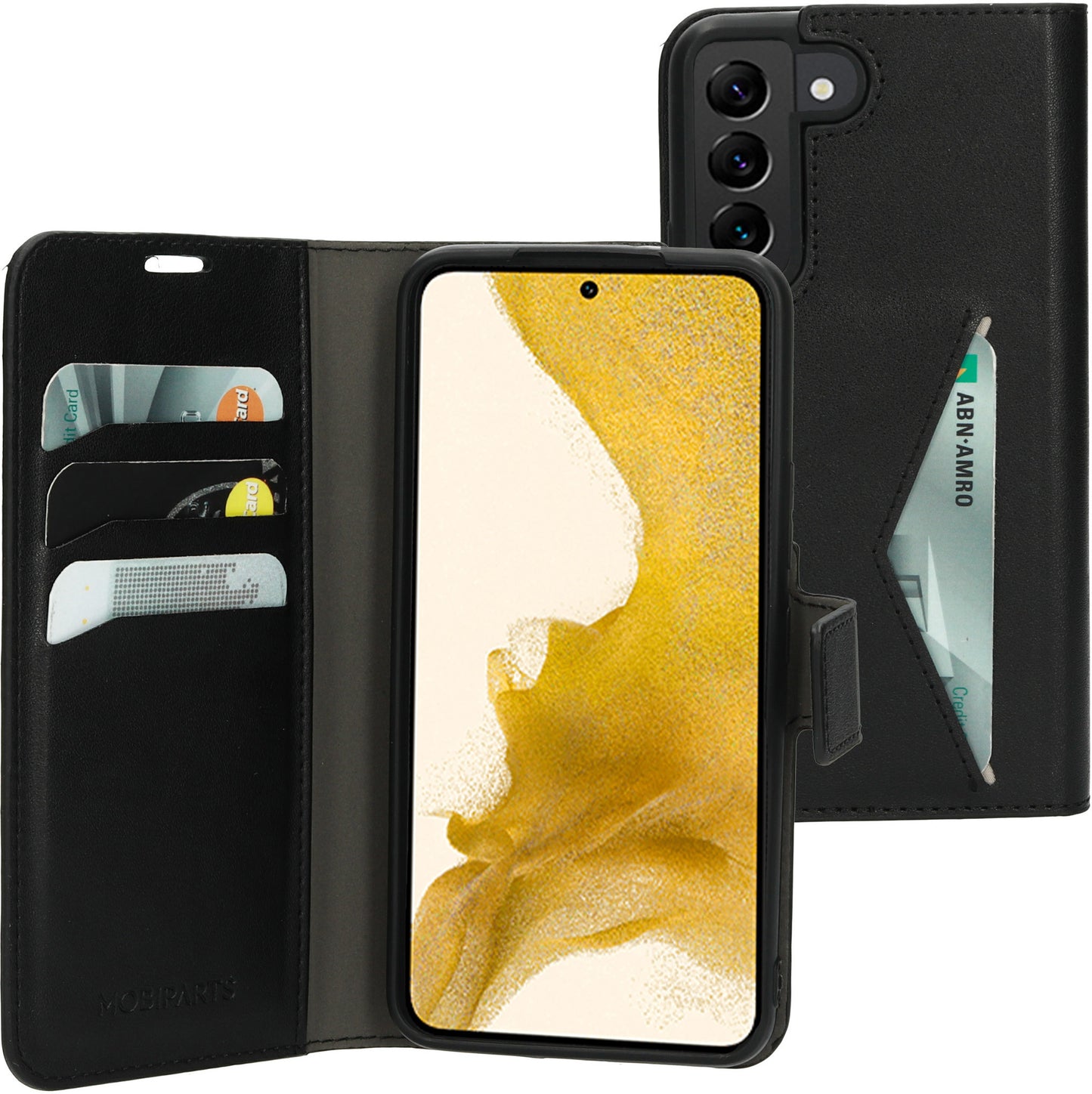 Mobiparts Classic Wallet Case Samsung Galaxy S22 Black