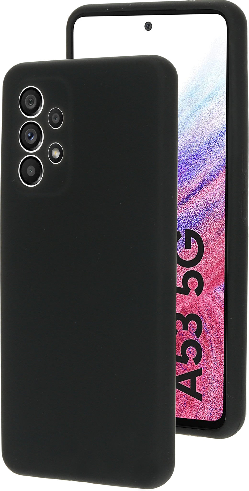Mobiparts Silicone Cover Samsung Galaxy A53 (2022) Black