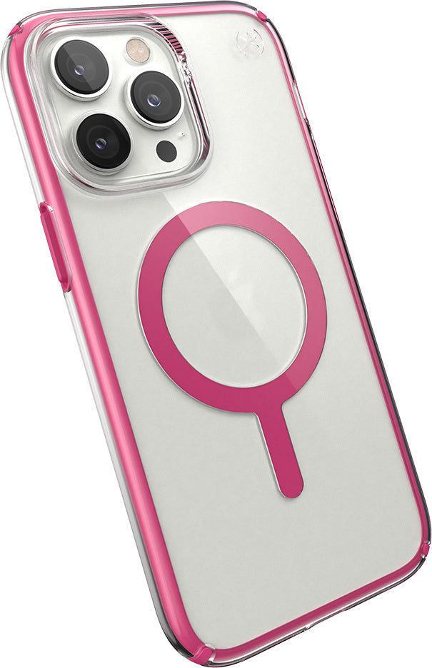 Speck Presidio Perfect Clear Geo + MS Apple iPhone 14 Pro Max Clear/Digital Pink