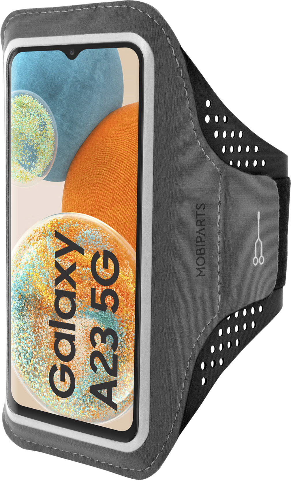 Mobiparts Comfort Fit Sport Armband Samsung Galaxy A23 5G (2022) Black