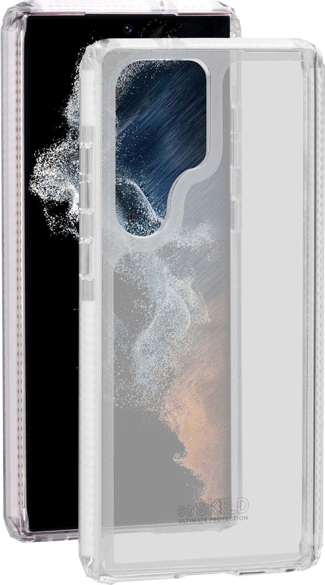 SoSkild Samsung Galaxy S23 Ultra Defend 2.0 Heavy Impact Case Transparant