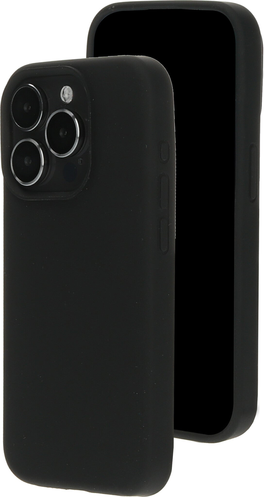 Mobiparts Silicone Cover Apple iPhone 15 Pro Black (Magsafe Compatible)