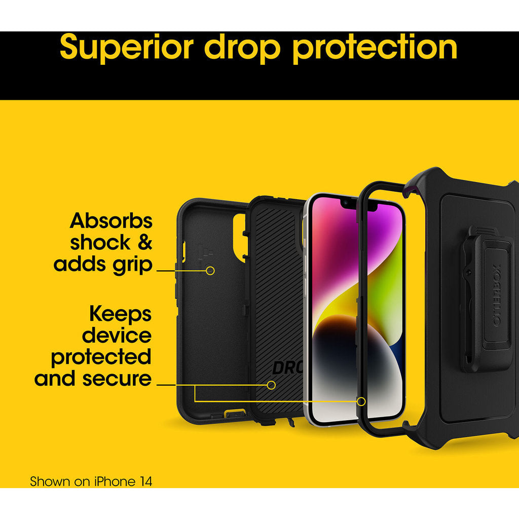 OtterBox Defender Case Apple iPhone 15 Plus/14 Plus Black