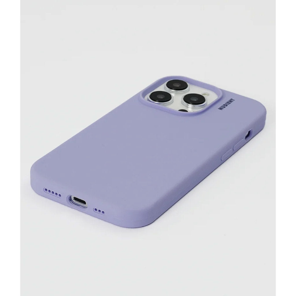 Nudient Base Case iPhone 14 Pro Soft Purple