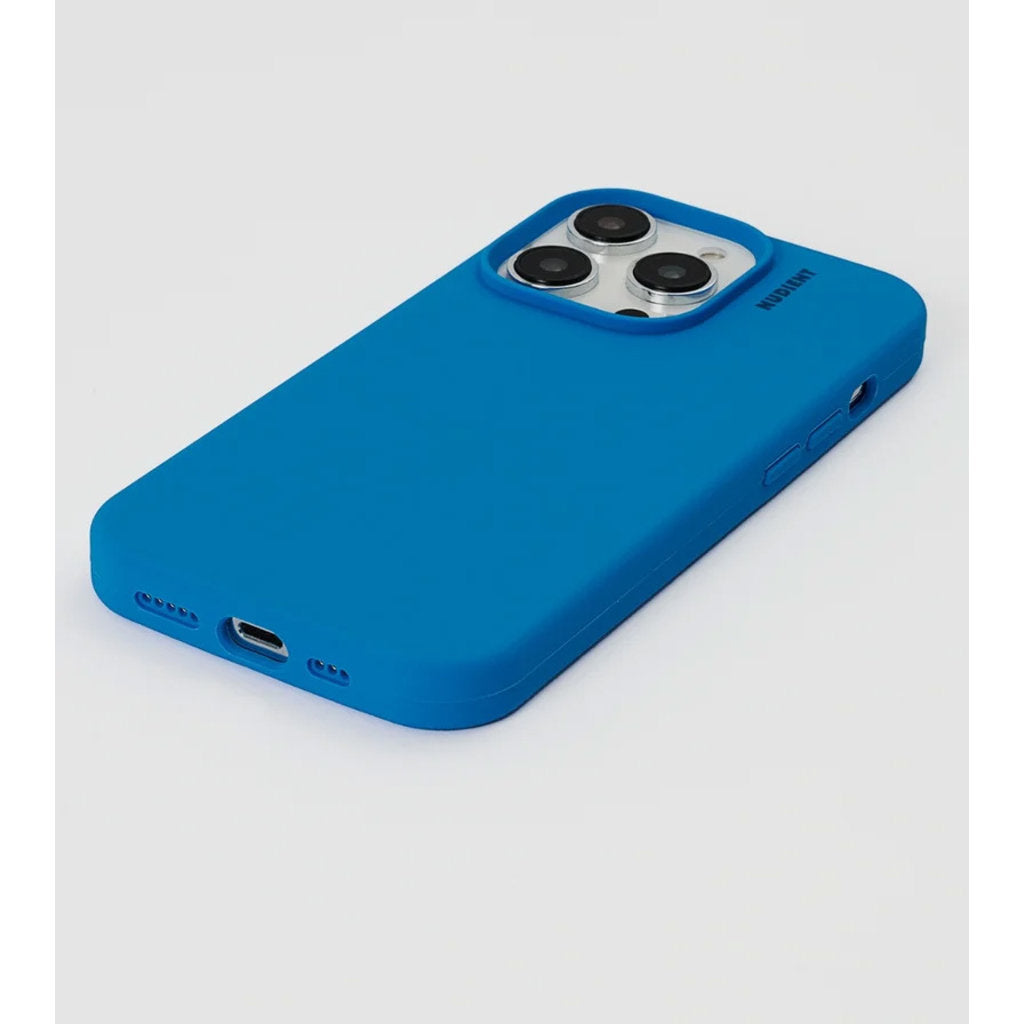 Nudient Base Case iPhone 14 Pro Vibrant Blue