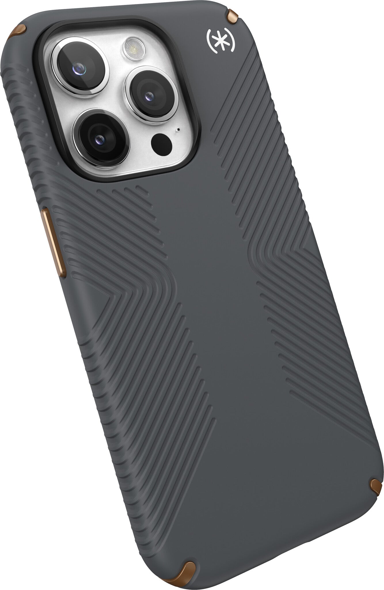 Speck Presidio2 Grip Apple iPhone 15 Pro Charcoal Grey - with Microban