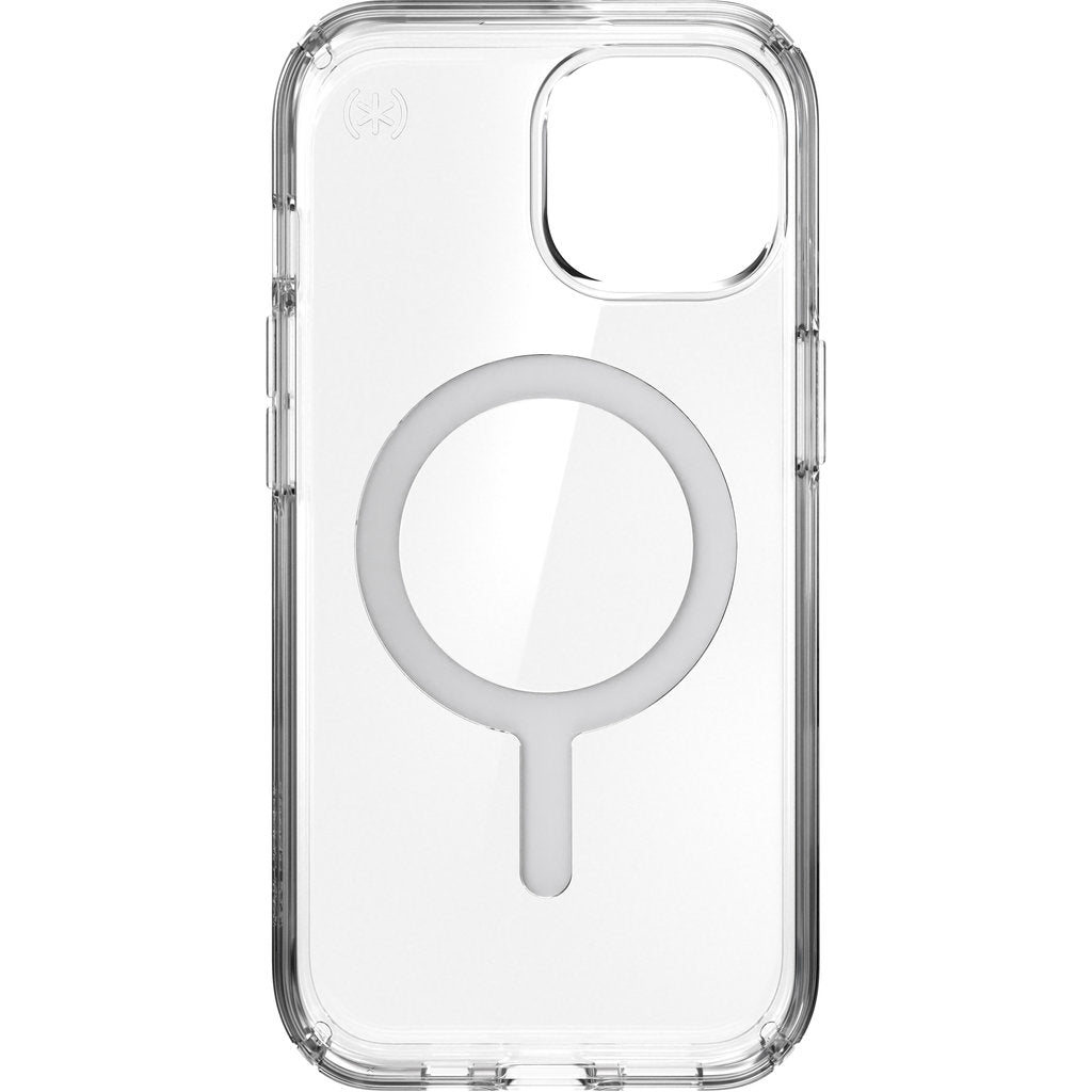 Speck Presidio Perfect Clear + MS Apple iPhone 16e/15/14/13 Clear - with Microban