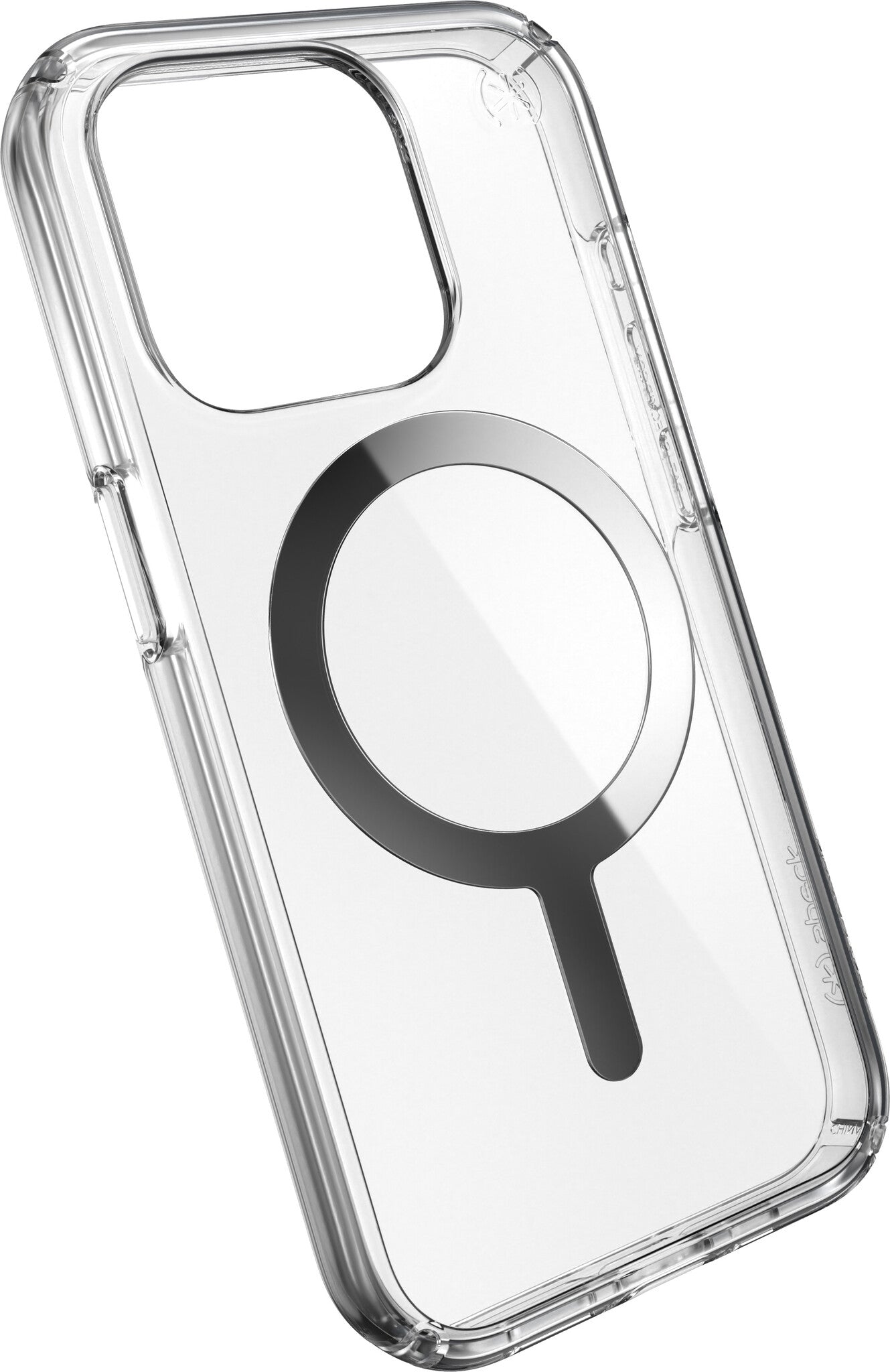 Speck Presidio Perfect Clear + MS Apple iPhone 15 Pro Clear - with Microban