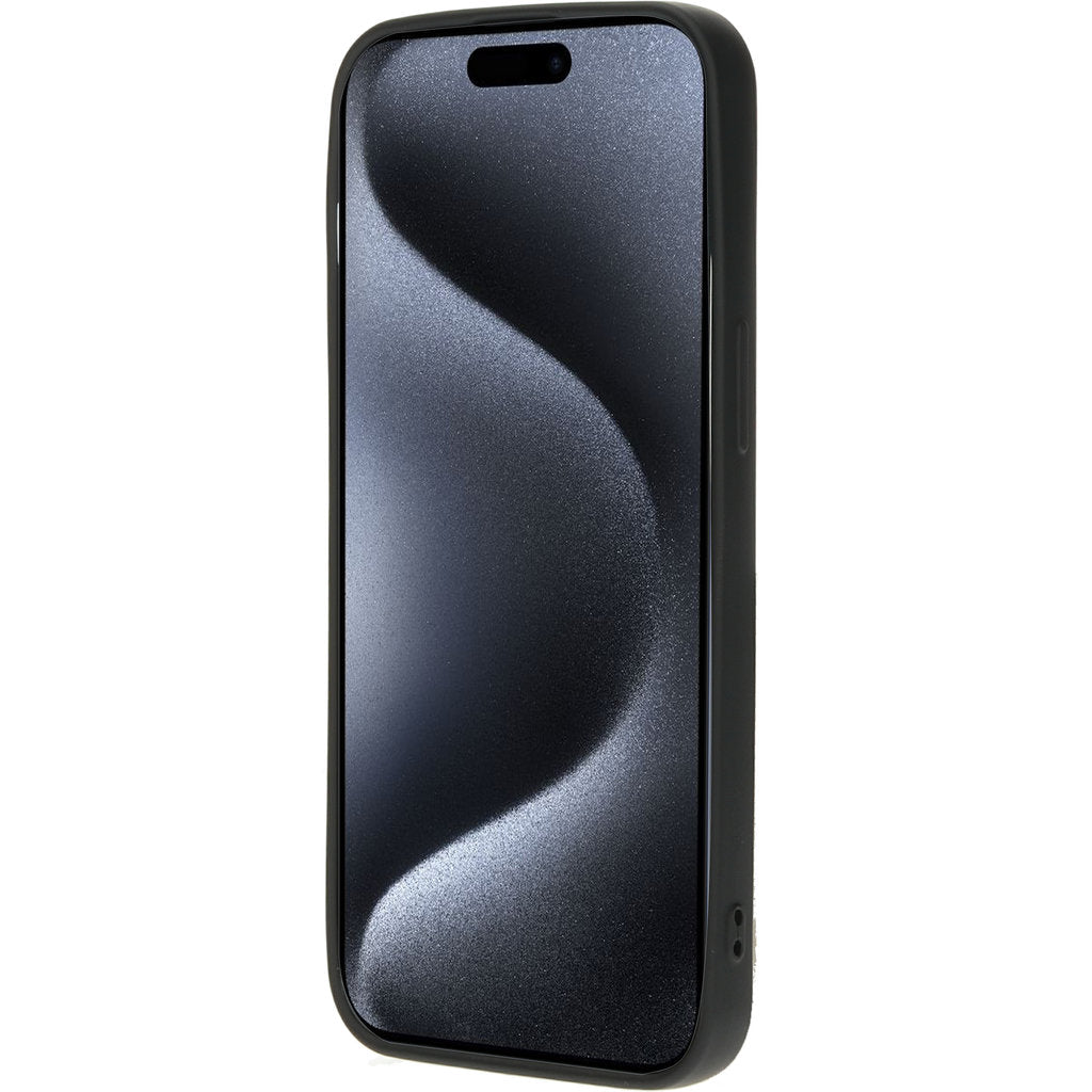 Mobiparts Classic TPU Case with Cardholder Apple iPhone 15 Pro Max Matt Black