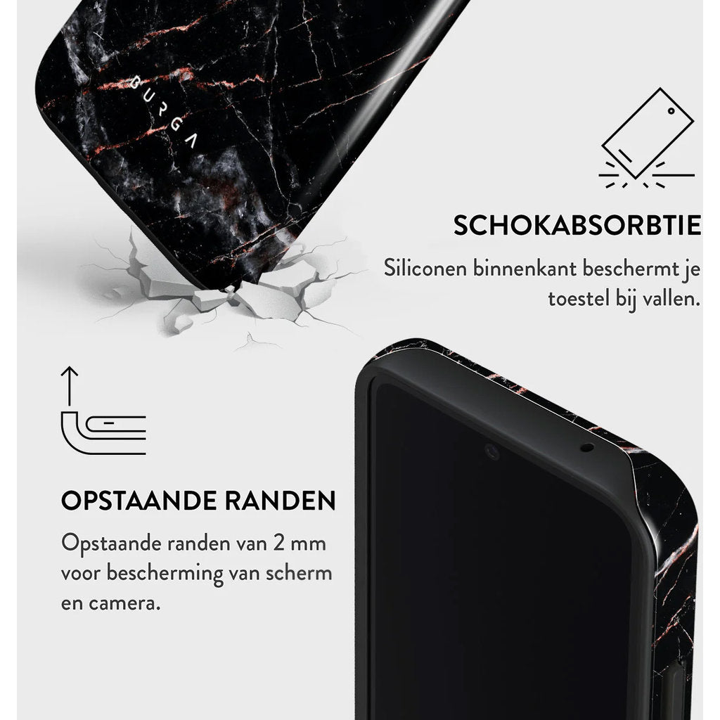 Burga Tough Case Samsung Galaxy A55 5G - Rose Gold Marble