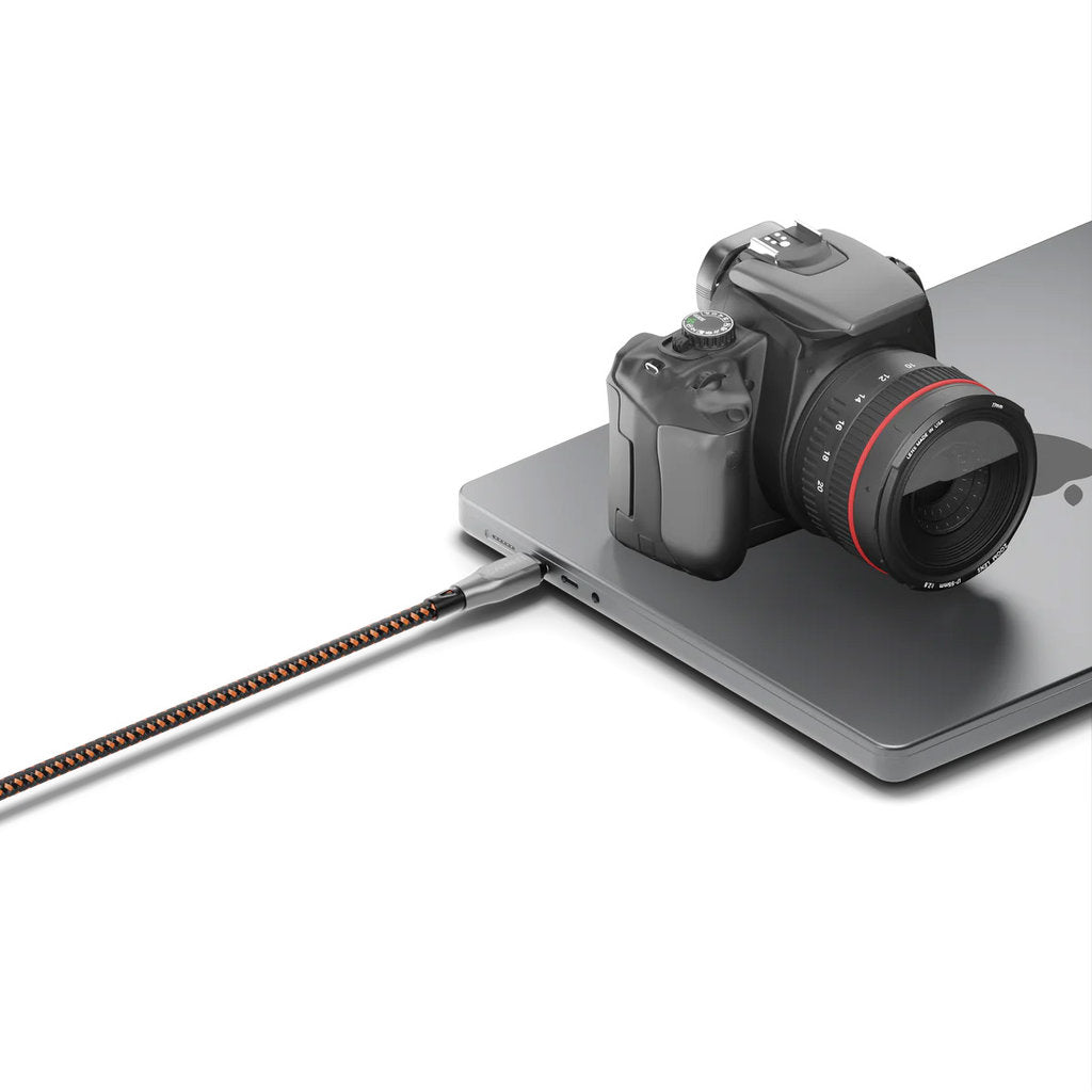 Cygnett Armoured Pro Braided USB-C to USB-C 240W Cable 1m Black