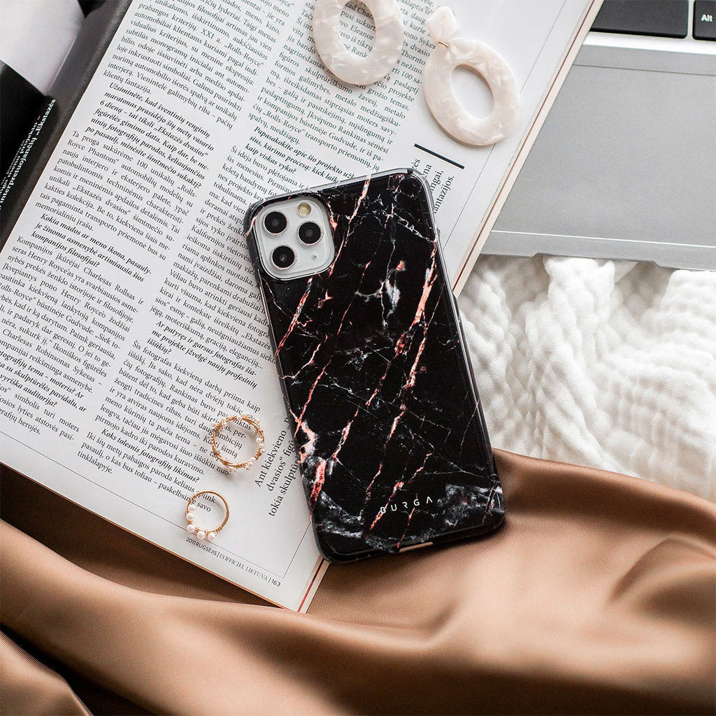 Burga Tough Case Samsung Galaxy A15 - Rose Gold Marble