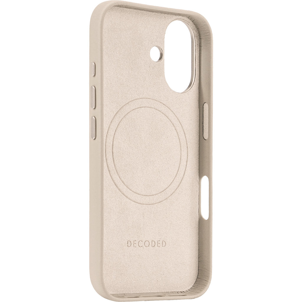 Decoded Leather Backcover Apple iPhone 16 Clay