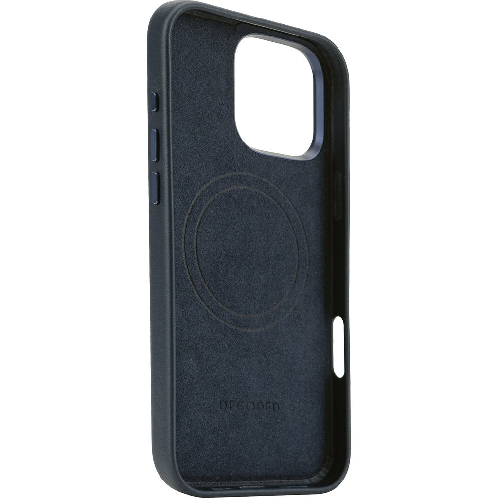 Decoded Leather Backcover Apple iPhone 16 Pro Max Navy