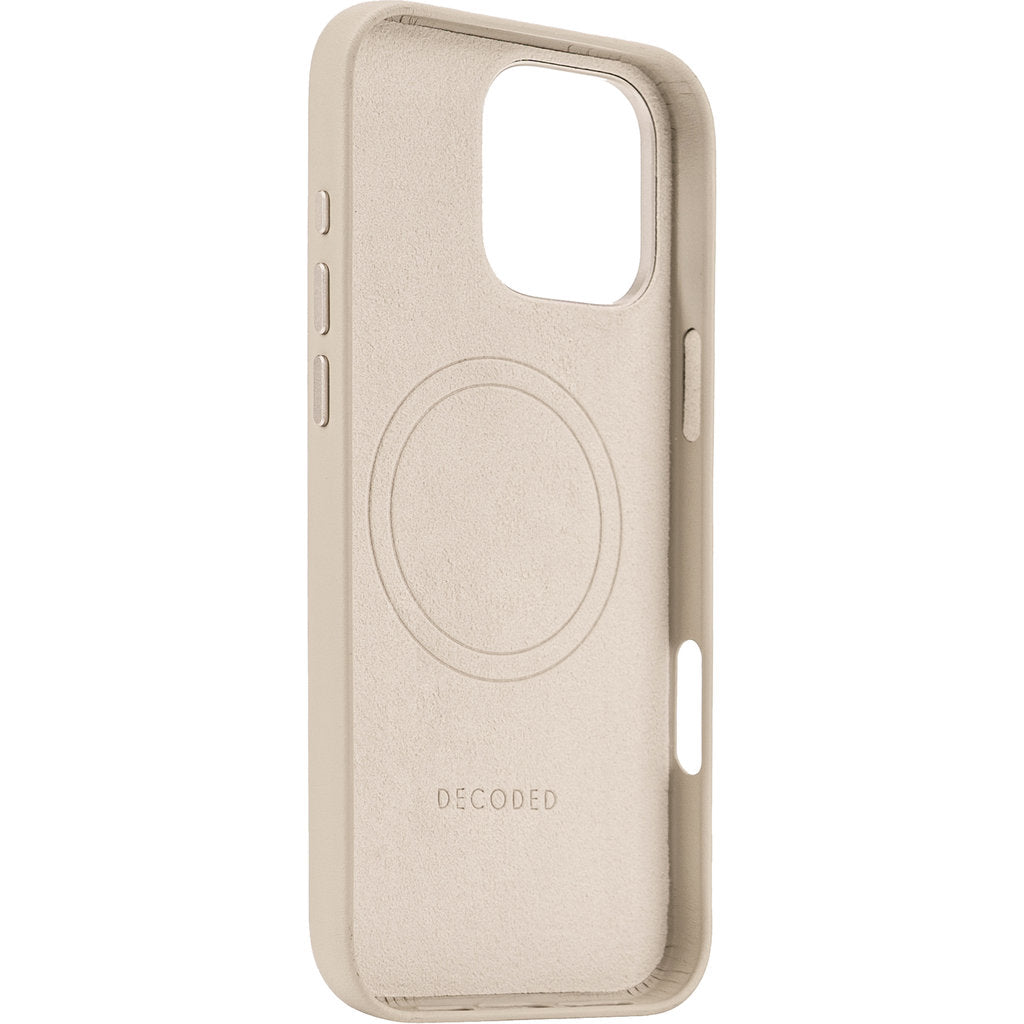Decoded Leather Backcover Apple iPhone 16 Pro Max Clay