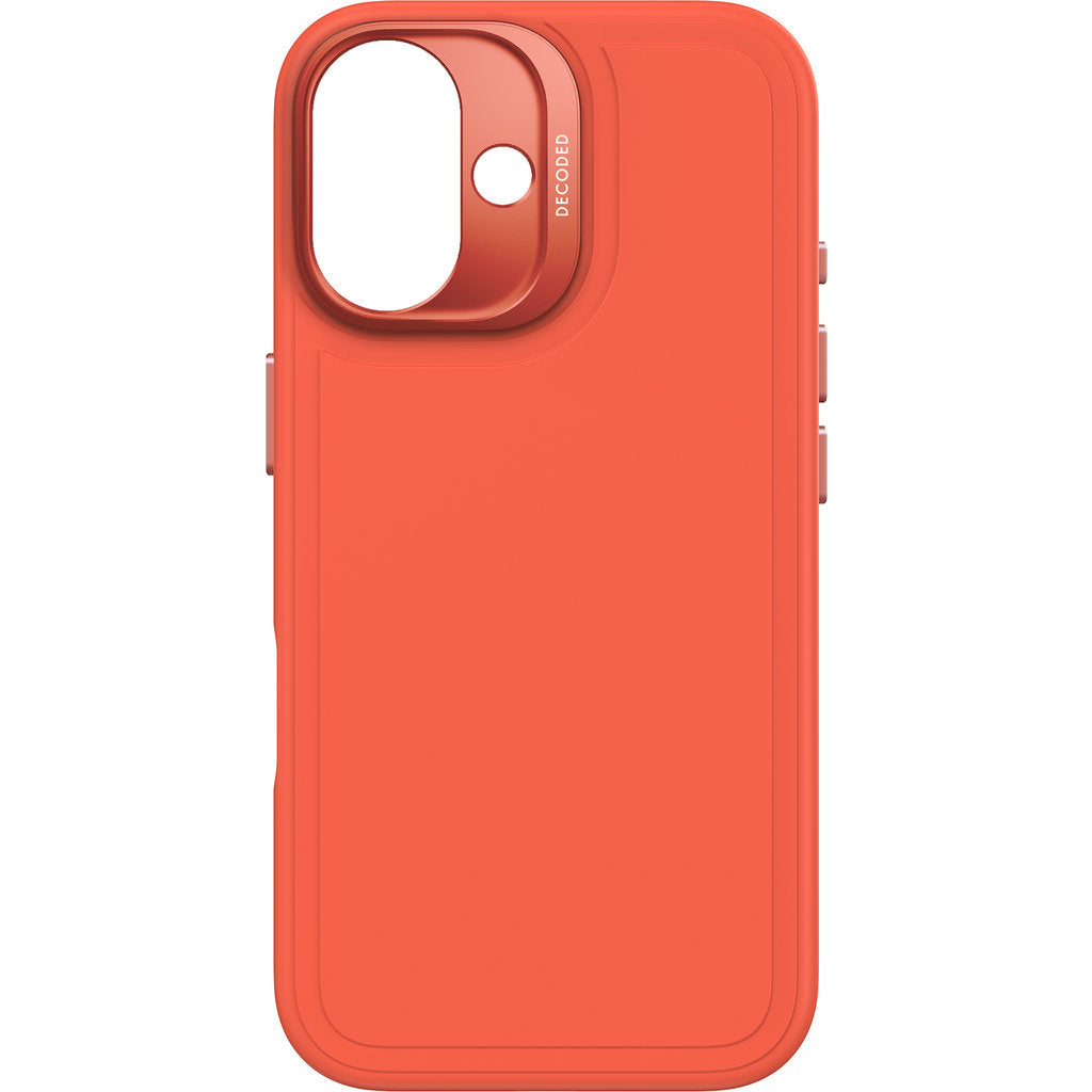 Decoded Silicone Stacks Backcover Apple iPhone 16 Tangerine