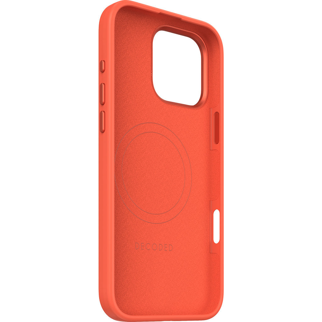 Decoded Silicone Stacks Backcover Apple iPhone 16 Pro Max Tangerine