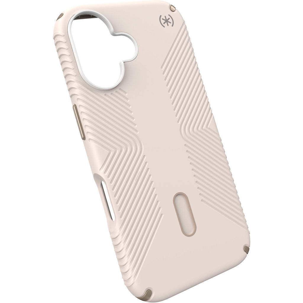 Speck Presidio2 Grip + ClickLock Apple iPhone 16 Bleached Bone - with Microban