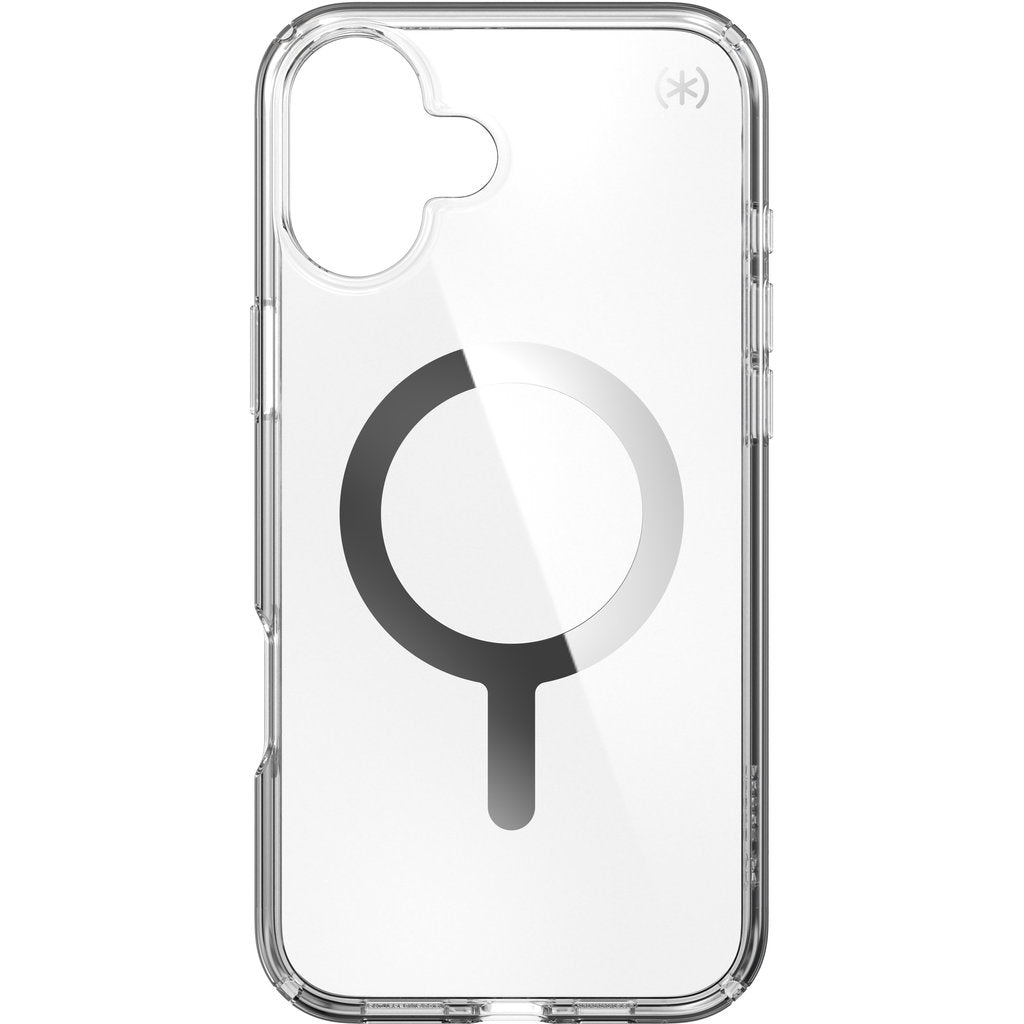 Speck Presidio Perfect Clear + MS Apple iPhone 16 Plus Clear - with Microban
