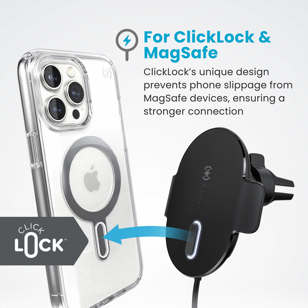 Speck ClickLock Wireless Car Vent Mount for MagSafe