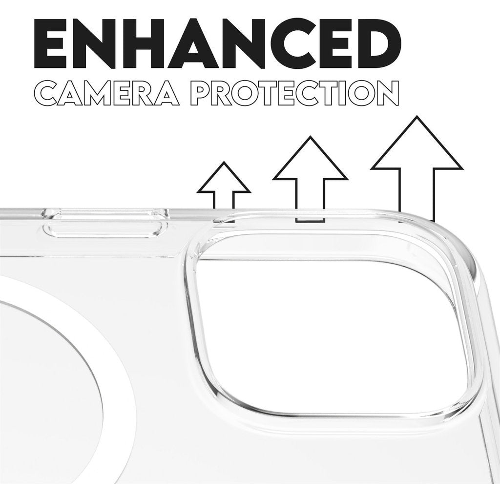 CARE by PanzerGlass Flagship Case Transparent Urban Combat w. White MagSafe iPhone 16 Pro Max