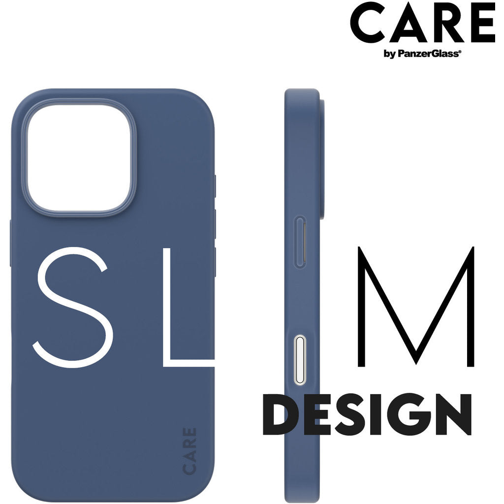 CARE by PanzerGlass Fashionable Case Blue w. MagSafe iPhone 16 Pro