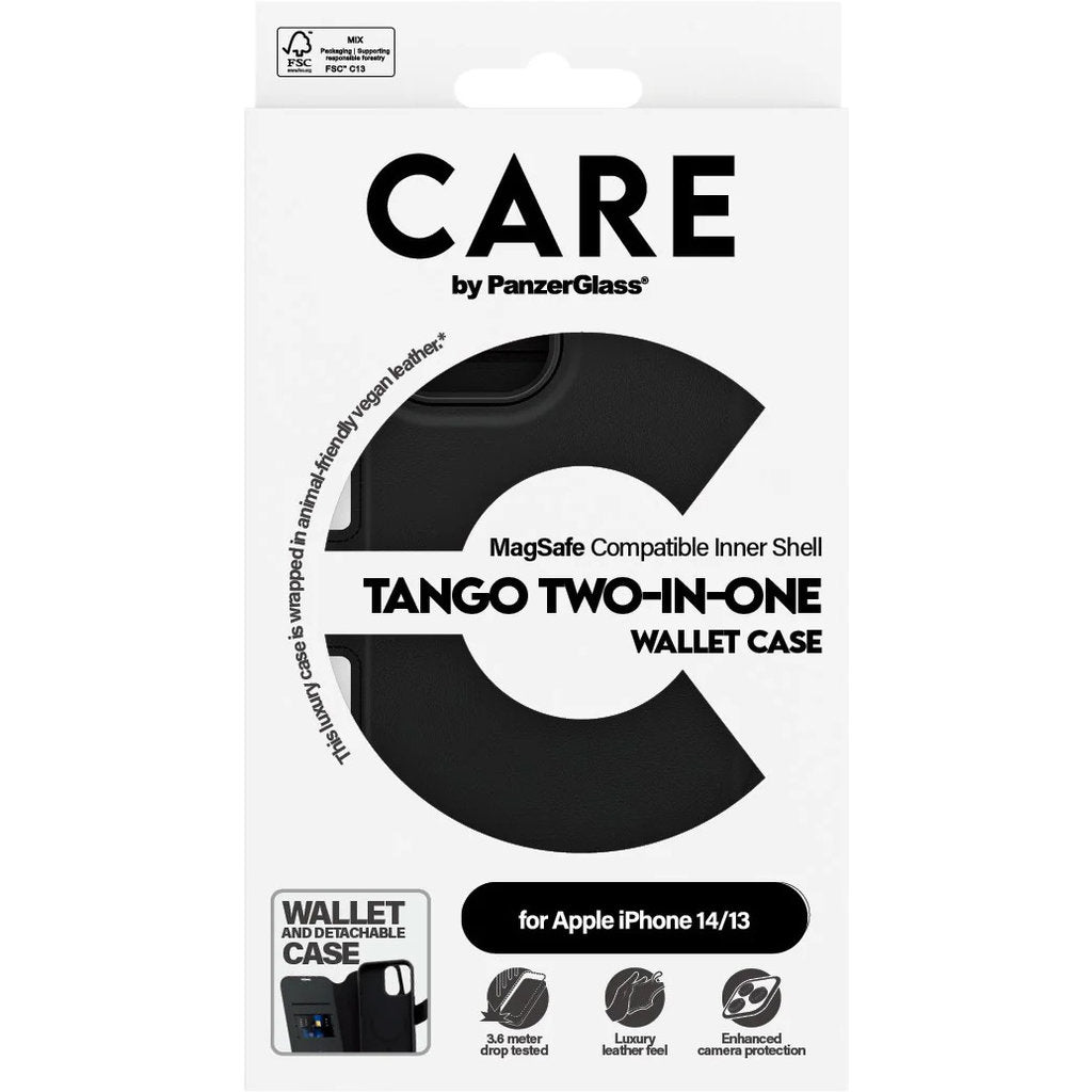 CARE by PanzerGlass Feature Case Tango Two-in-One Wallet w. MagSafe iPhone 14