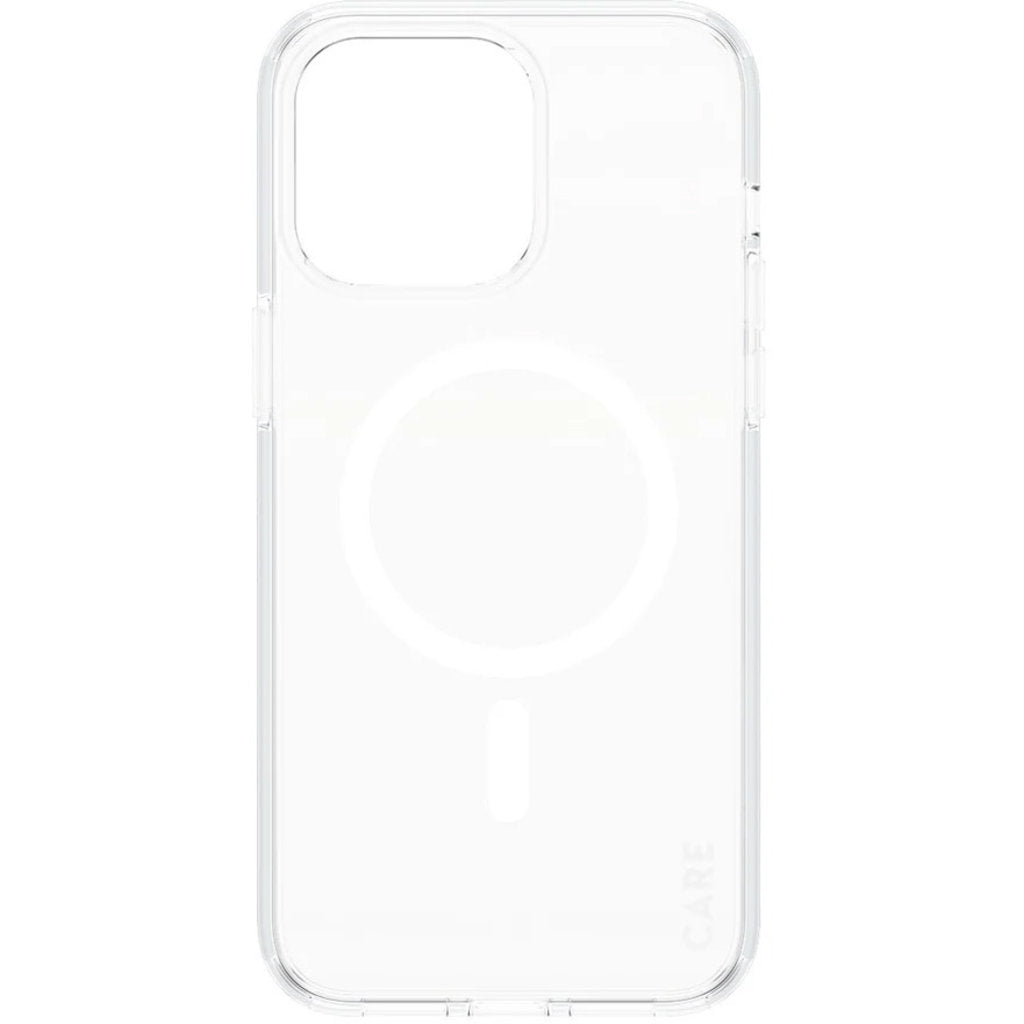 CARE by PanzerGlass Flagship Case Transparent Urban Combat w. White MagSafe iPhone 15 Pro Max