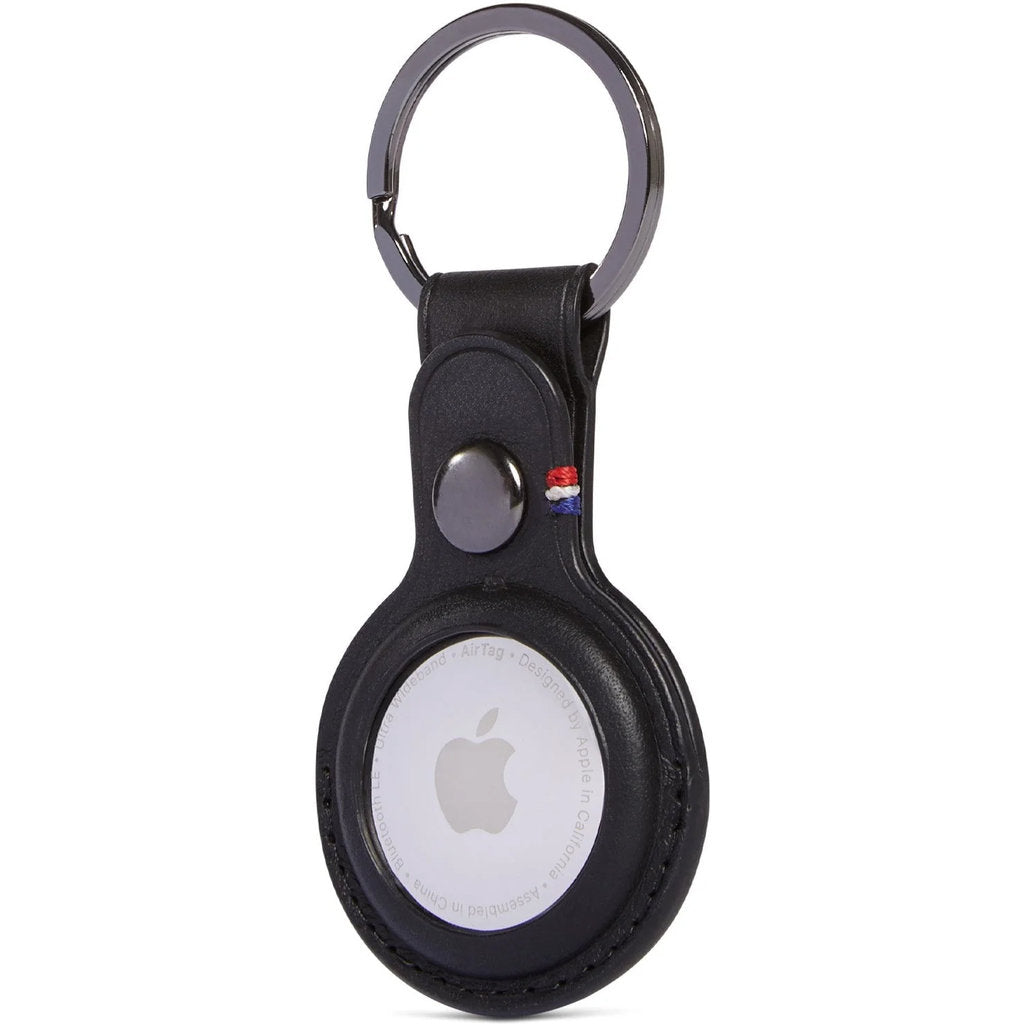 Decoded Leather Airtag Loop Black