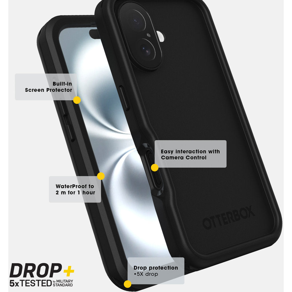 Otterbox FRE MagSafe Case Apple iPhone 16 Pro Black