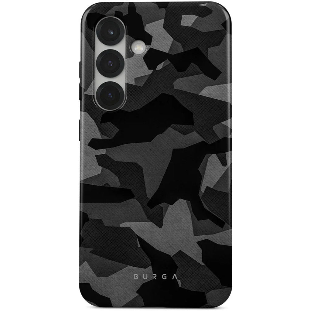 Burga Tough Case Apple iPhone 16e - Night Black Camo