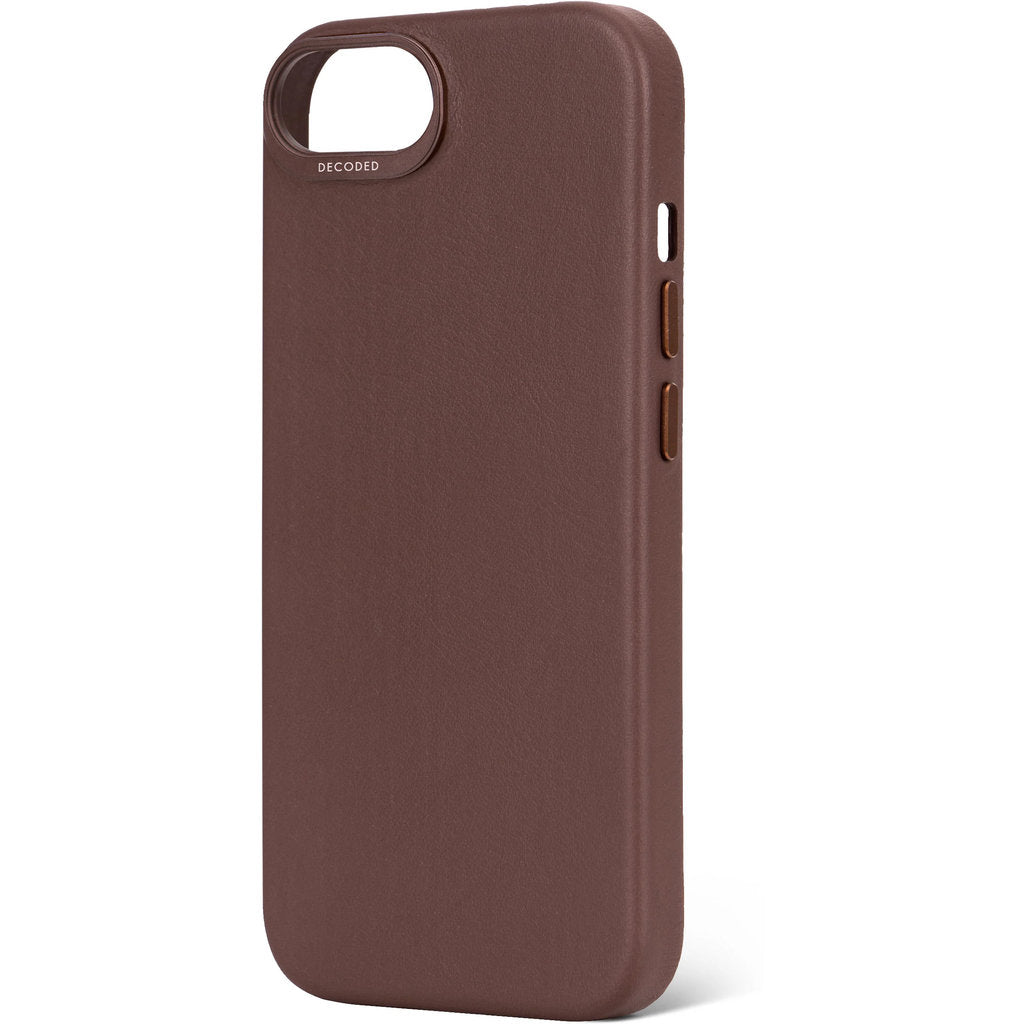 Decoded Leather Backcover Apple iPhone 16e Chocolate Brown