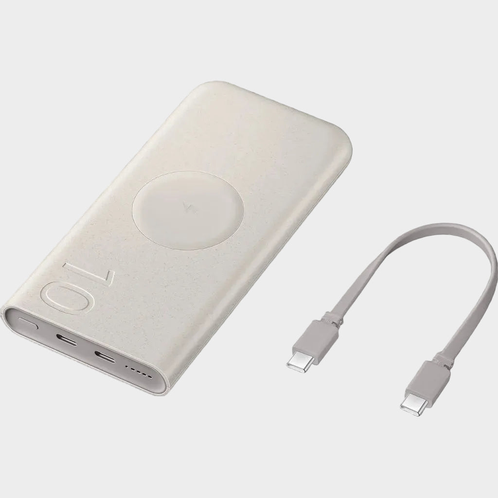 Samsung 25W USB-C Wireless Powerbank 10.000 mAh Beige