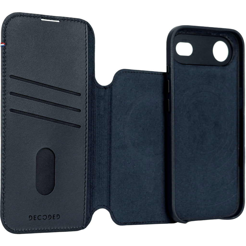 Decoded Leather Detachable Wallet Apple iPhone Air Navy Shadow
