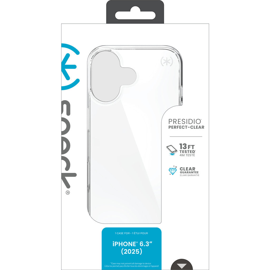 Speck Presidio Perfect Clear Apple iPhone 17 Clear - with Microban