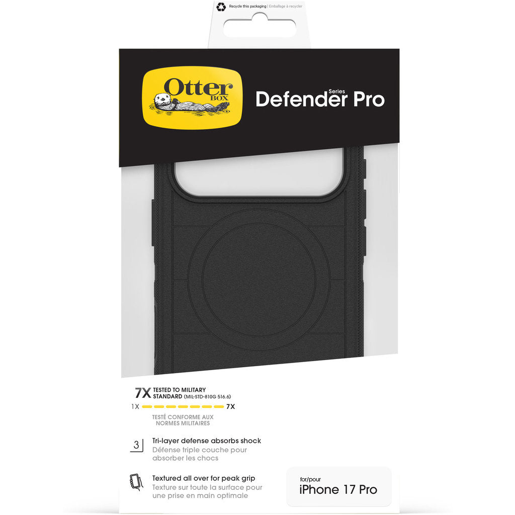OtterBox Defender Pro MagSafe Camera Control Case Apple iPhone 17 Pro Black
