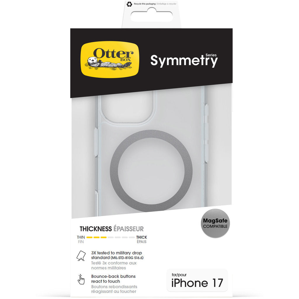 OtterBox Symmetry MagSafe Case Camera Control Apple iPhone 17 Clear