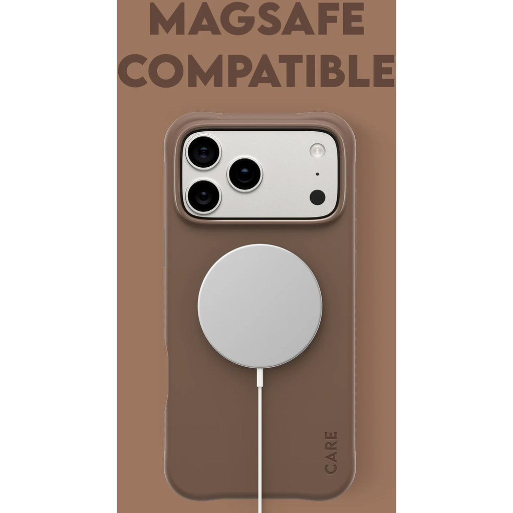 CARE by PanzerGlass Fashionable Case Samba Espresso MagSafe iPhone 17 Pro Max