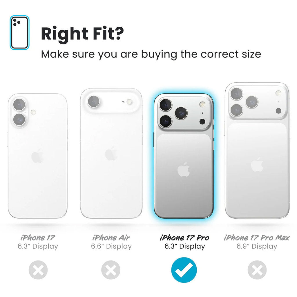 Speck Presidio2 Grip + ClickLock Apple iPhone 17 Pro Blue - with Microban