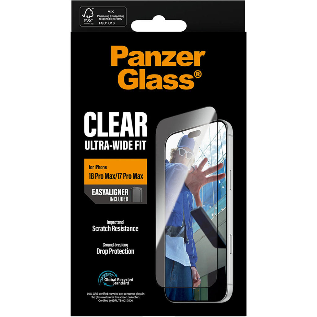 PanzerGlass Apple iPhone 18 Pro Max/17 Pro Max Ultra-Wide Fit with EasyAligner – foto 1