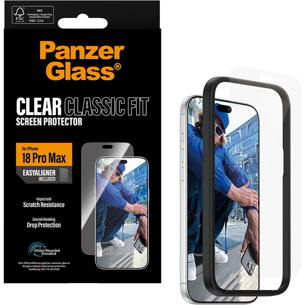 PanzerGlass Apple iPhone 18 Pro Max Classic fit w. EasyAligner – foto 5
