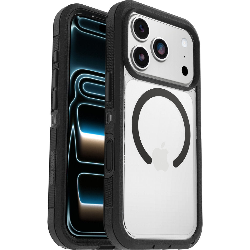 OtterBox Defender Pro XT Clear Camera Control iPhone 18 Pro/17 Pro Dark Side - Clear/Black – foto 1