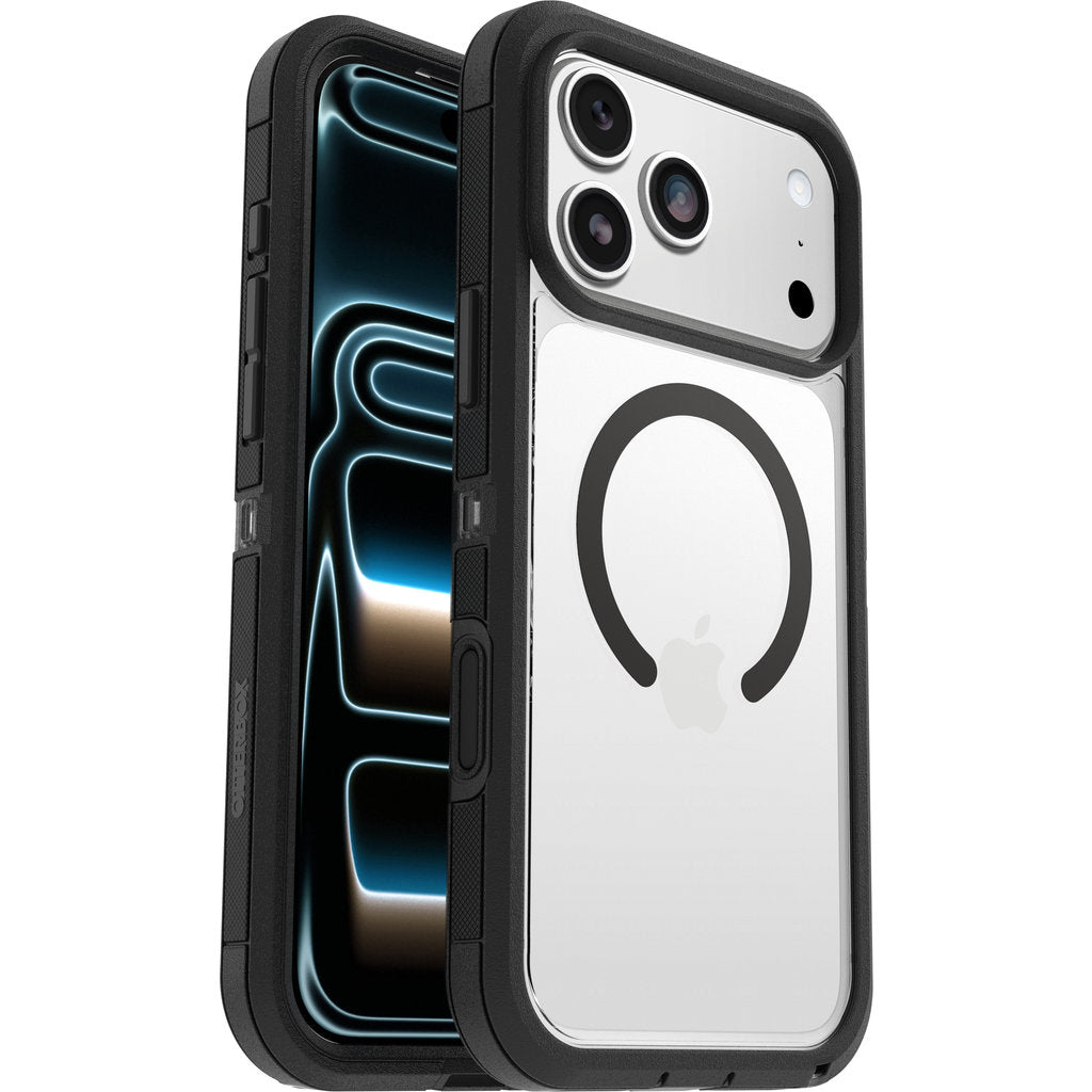OtterBox Defender Pro XT Clear Camera Control iPhone 18 Pro Max/17 Pro Max Dark Side - Clear/Black – foto 4