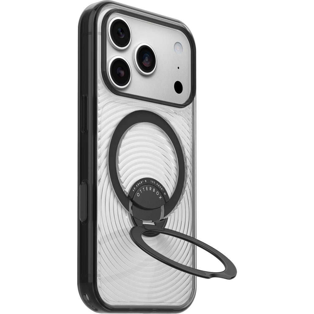 OtterBox Symmetry Stand MagSafe Camera Control iPhone 18 Pro/17 Pro Umbra - Clear/Black – foto 5